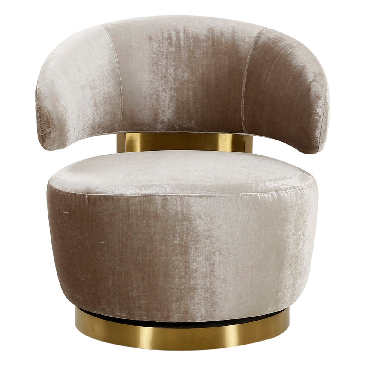 Austin Velvet Swivel Chair | TOV | Home Elegance USA
