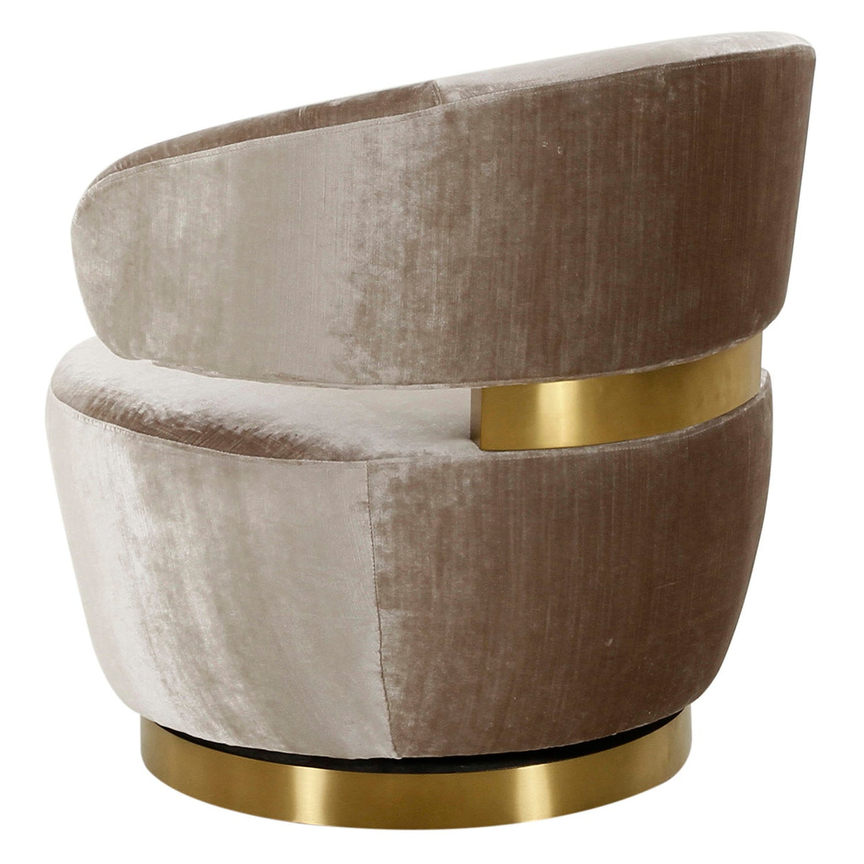 Austin Velvet Swivel Chair | TOV | Home Elegance USA