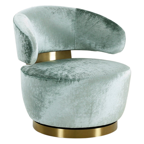 Austin Velvet Swivel Chair | TOV | Home Elegance USA