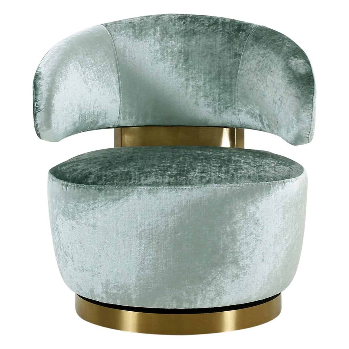 Austin Velvet Swivel Chair | TOV | Home Elegance USA