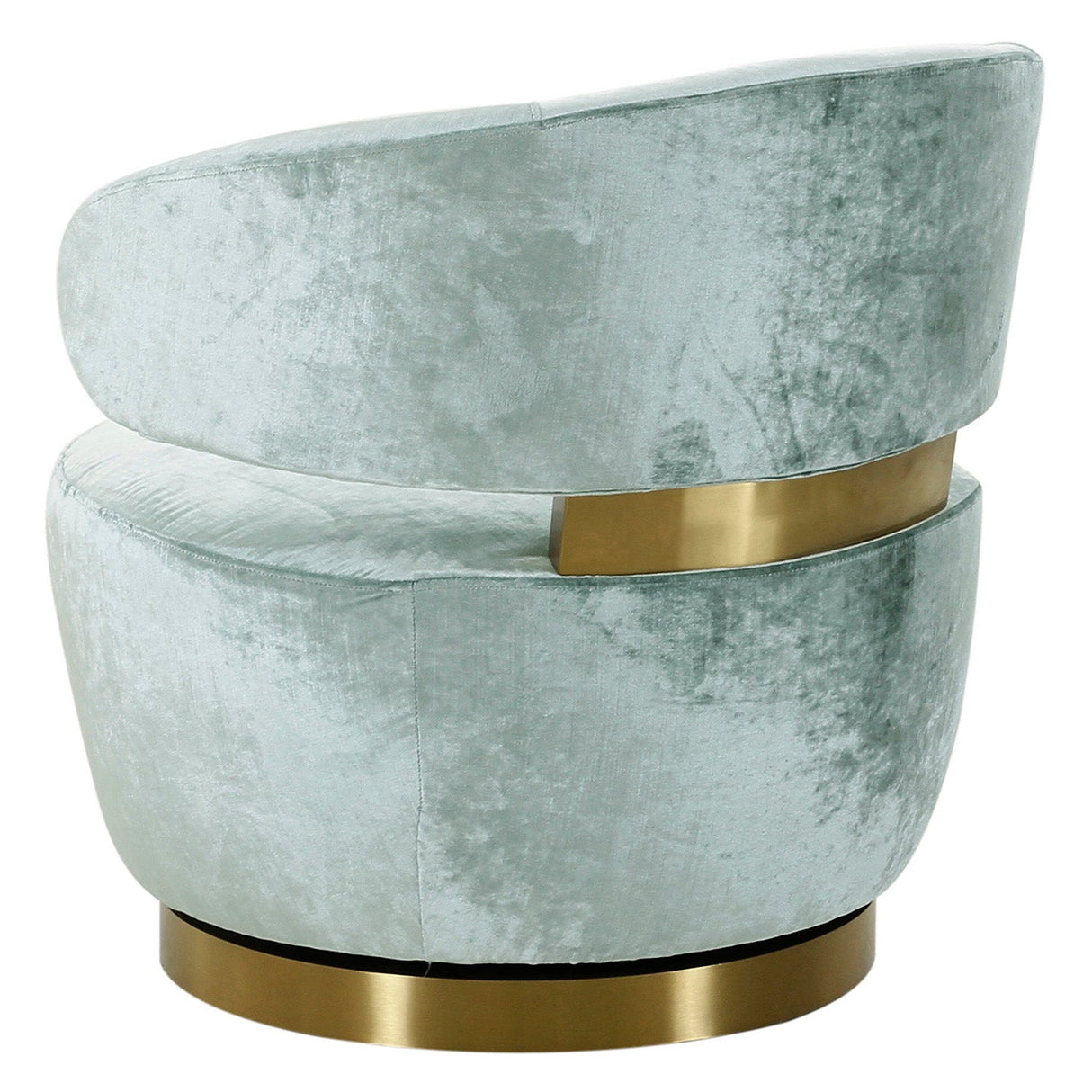 Austin Velvet Swivel Chair | TOV | Home Elegance USA
