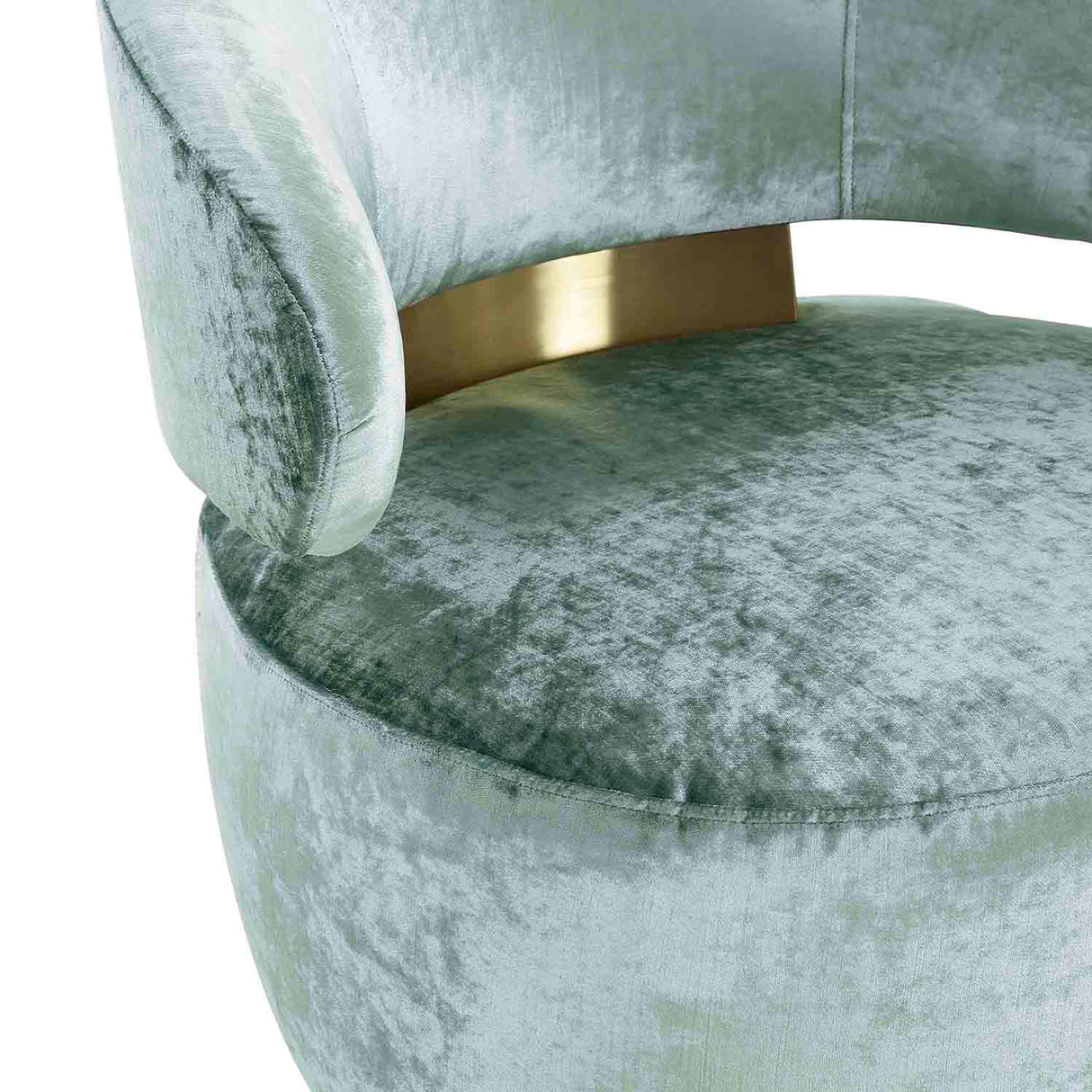 Austin Velvet Swivel Chair | TOV | Home Elegance USA