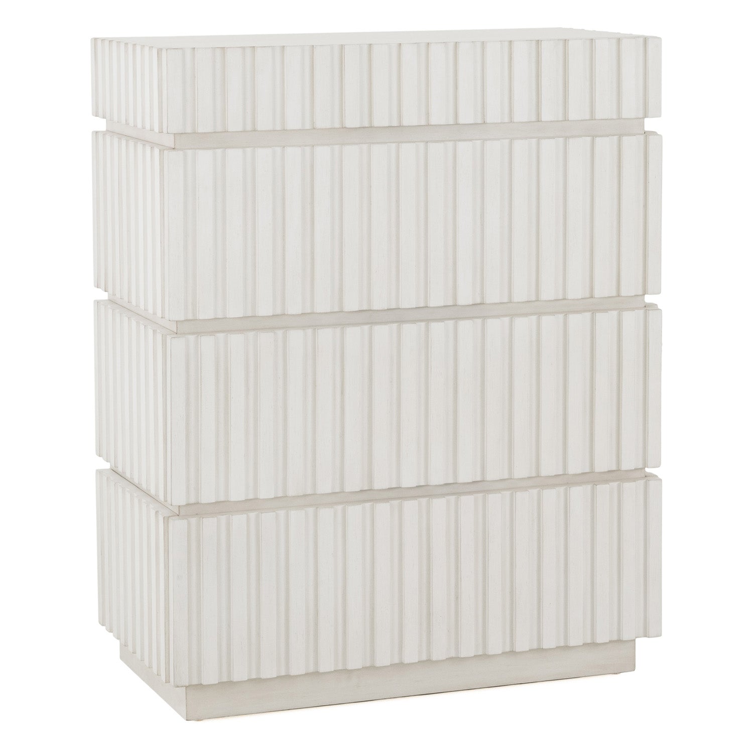 Adu Snow White 4 Drawer Chest | TOV | Home Elegance USA