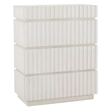 Adu Snow White 4 Drawer Chest | TOV | Home Elegance USA
