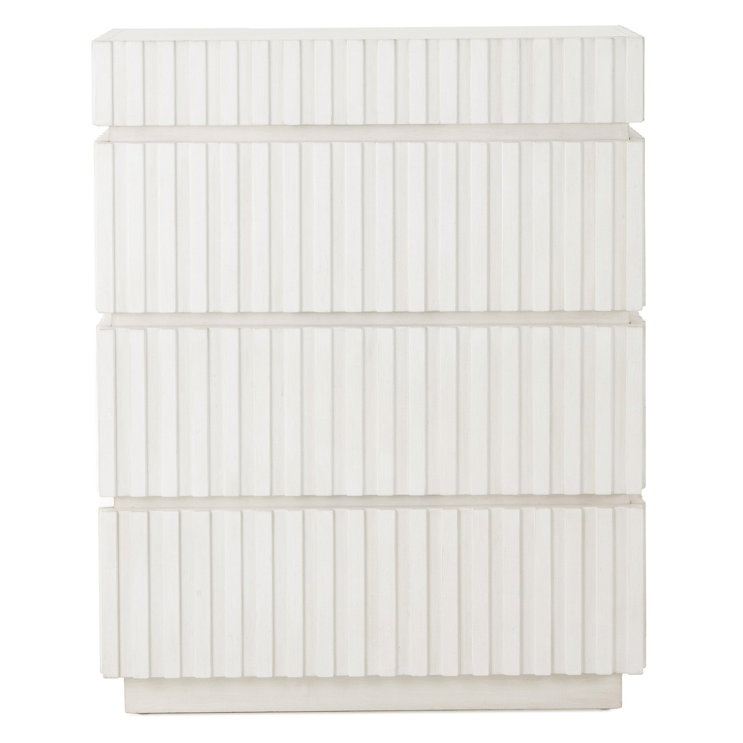 Adu Snow White 4 Drawer Chest | TOV | Home Elegance USA