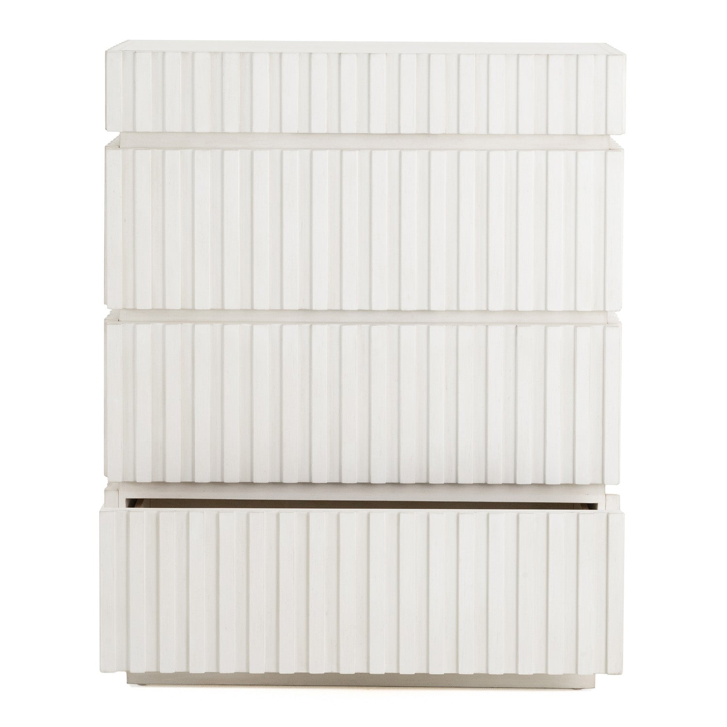 Adu Snow White 4 Drawer Chest | TOV | Home Elegance USA