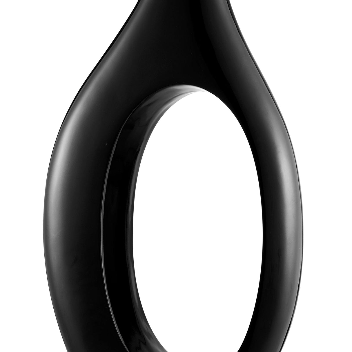 Trombone Vase // Small Black - Home Elegance USA
