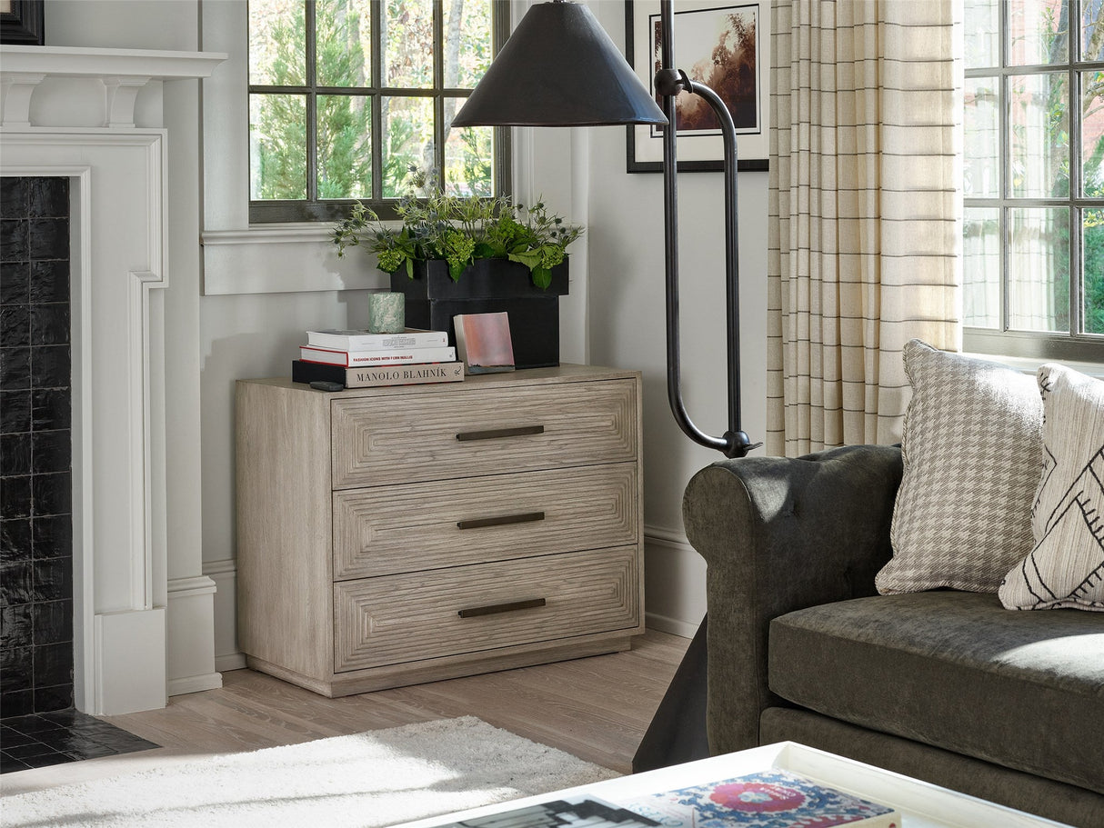 Collins 3-Drawer Chest Weathered Gray or Charcoal – Universal Furniture