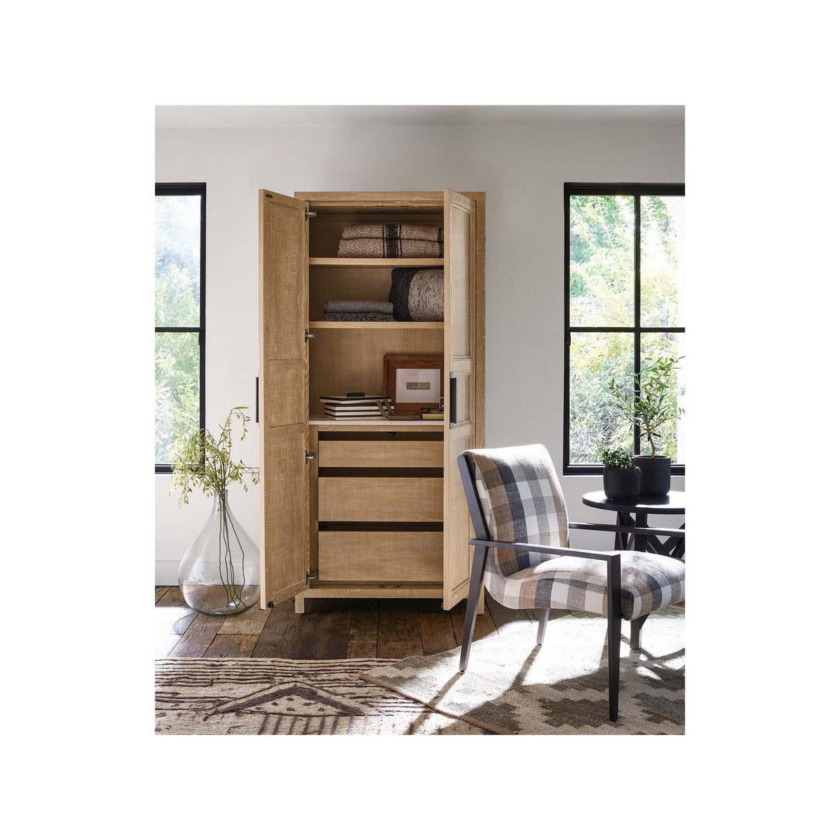 Modern Farmhouse Morgan Utility Cabinet | Universal