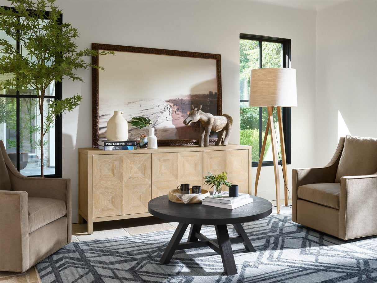 Modern Farmhouse Round Cocktail Table | Universal