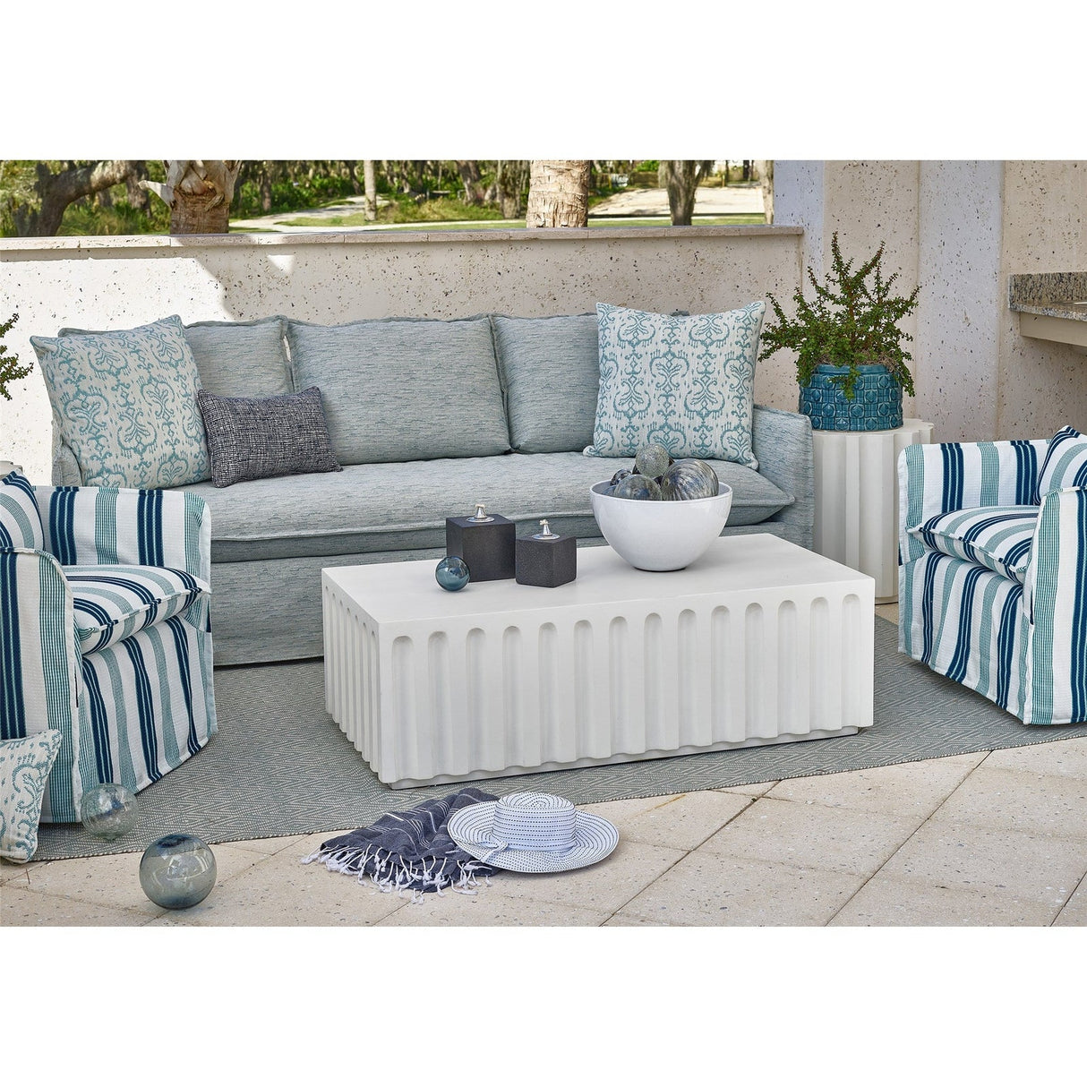 Coastal Living Outdoor Edisto Cocktail Table | Universal