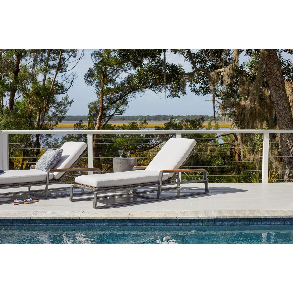 Coastal Living Outdoor San Clemente Chaise Lounge | Universal