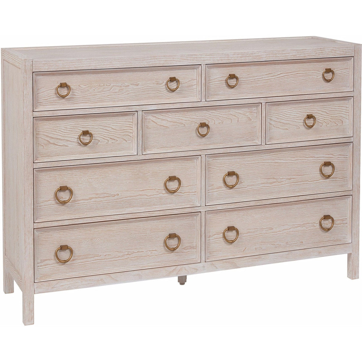 Getaway Dresser Sea Oat Finish with 9 Drawers | Universal