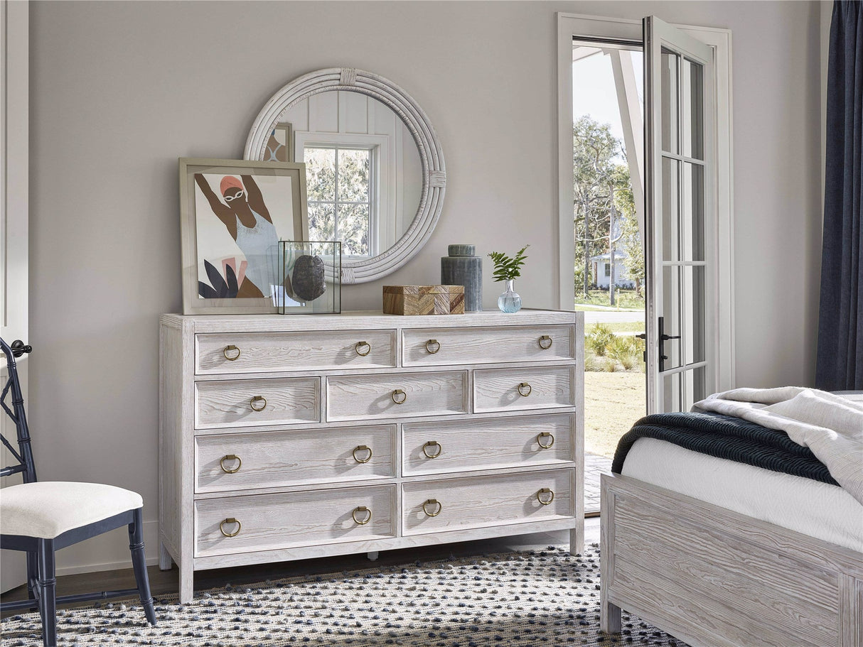 Getaway Dresser Sea Oat Finish with 9 Drawers | Universal