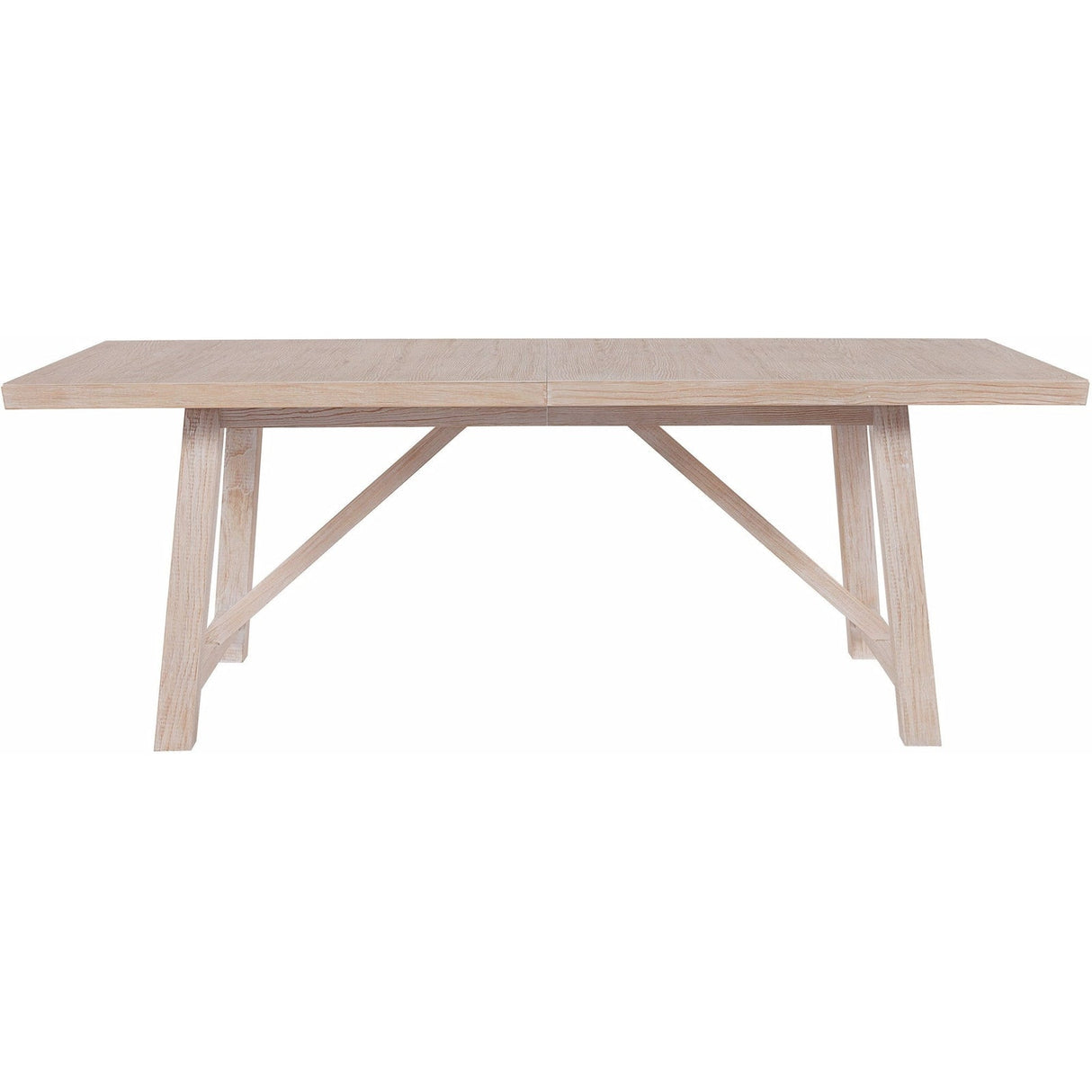 Getaway Dining Table Sea Oat Finish Extendable 124-Inch – Universal