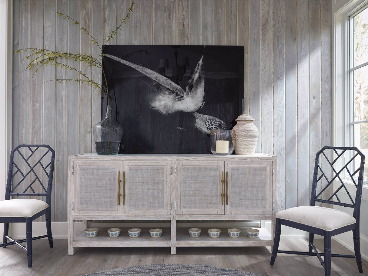 Getaway Buffet Sea Oat Finish Dining Room Storage | Universal