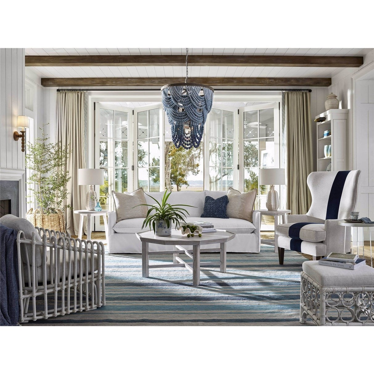 Camps Bay Rattan Chair Egret Finish Lounge Chair – Universal Furniture