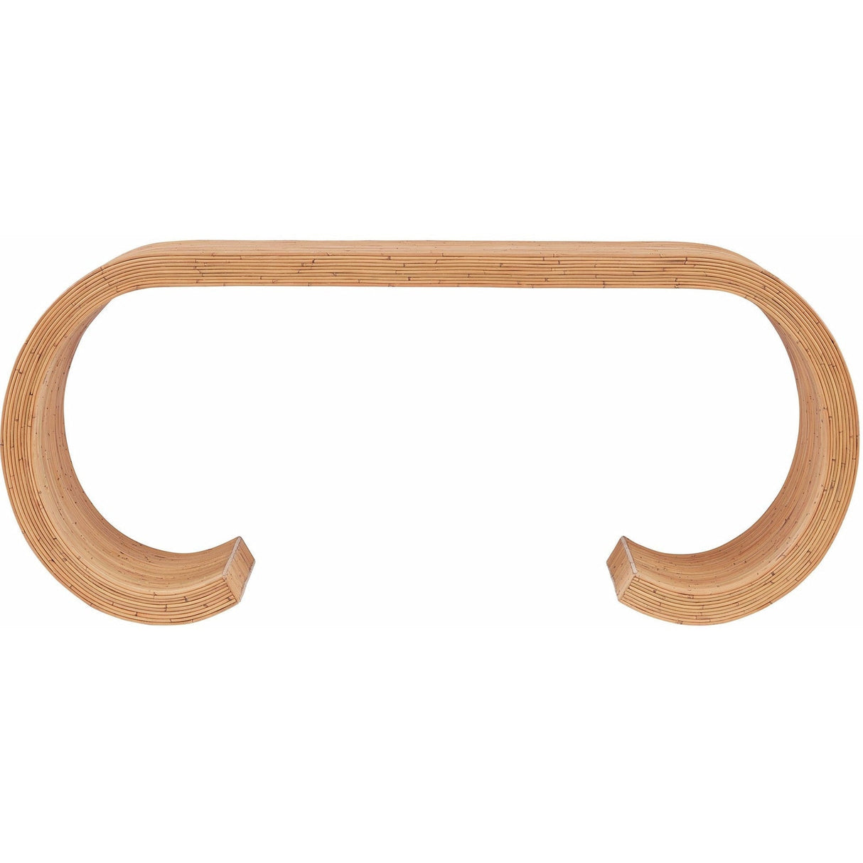 St. Lucia Console Natural Rattan Coastal Accent | Universal