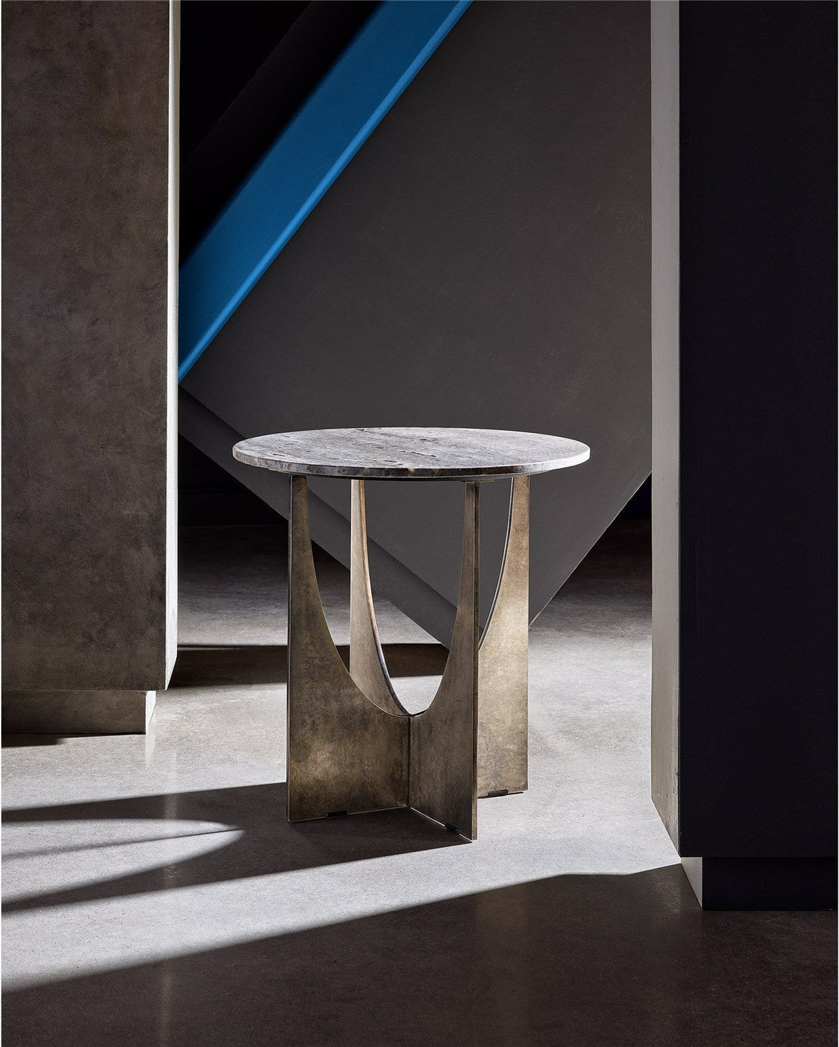 Curated Op Art End Table | Universal