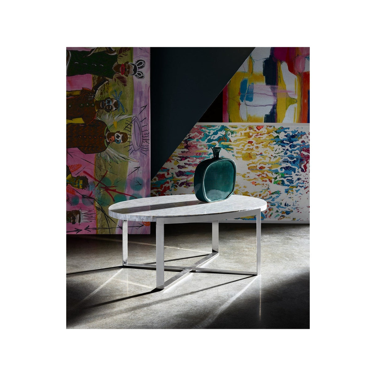 Curated Impressionist Cocktail Table | Universal