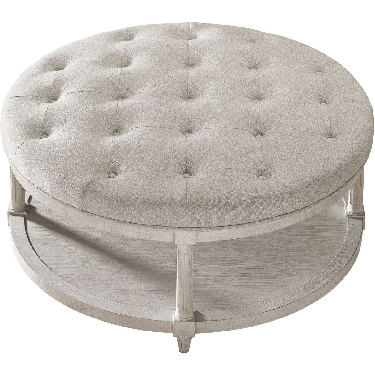 Past Forward Lacie Round Ottoman | Universal
