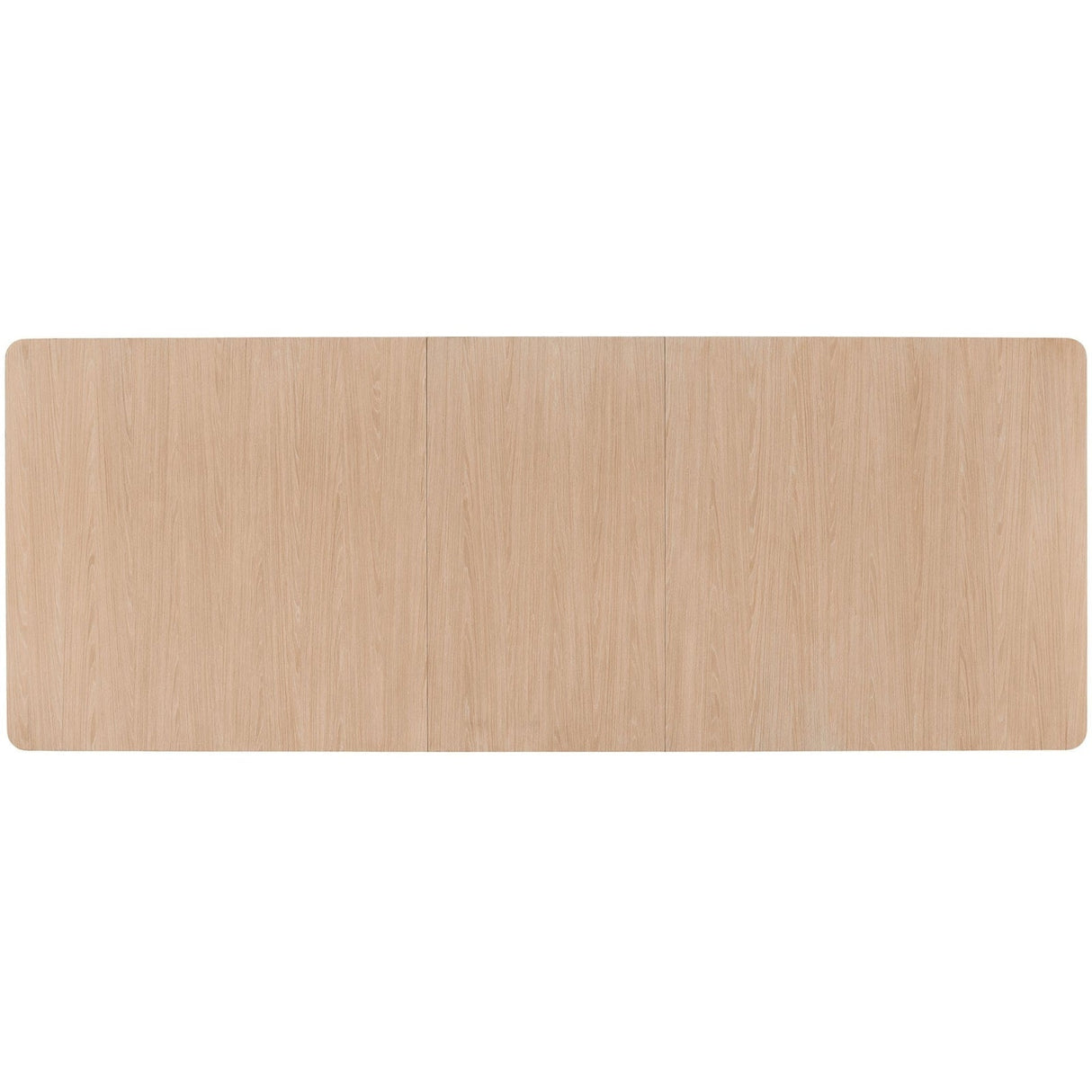 Nomad Rectangular Dining Table White Oak with Extension Leaf – Universal