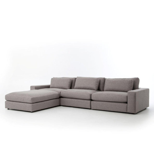 Four Hands Bloor 3 Pc Sectional With Ottoman