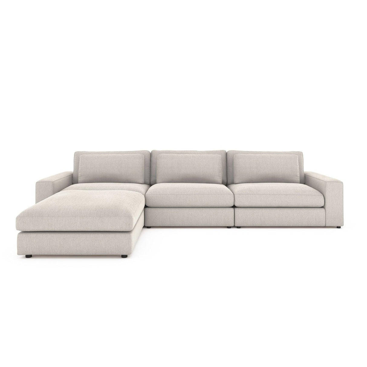 Four Hands Bloor 3 Pc Sectional With Ottoman