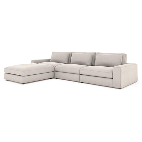 Four Hands Bloor 3 Pc Sectional With Ottoman