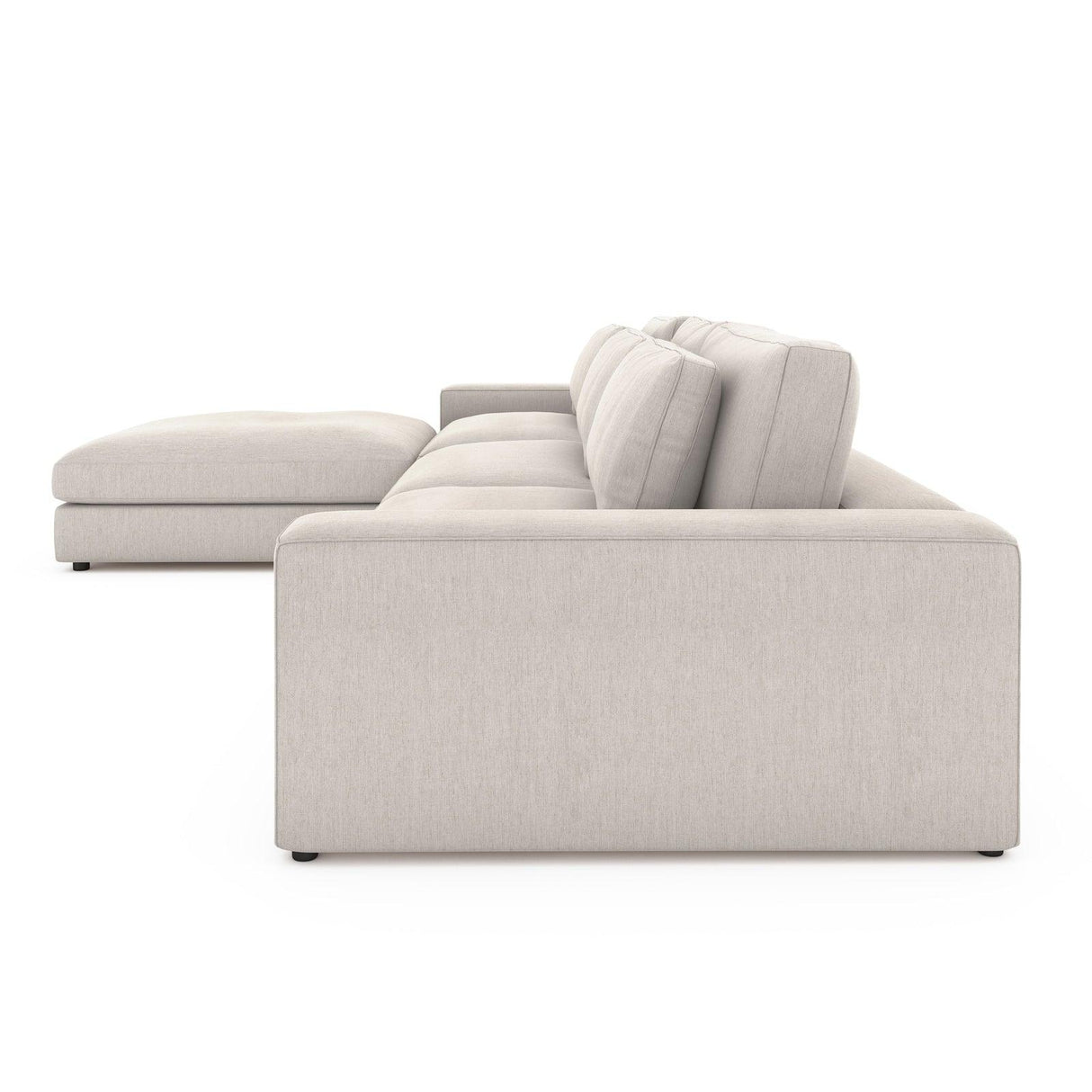 Four Hands Bloor 3 Pc Sectional With Ottoman