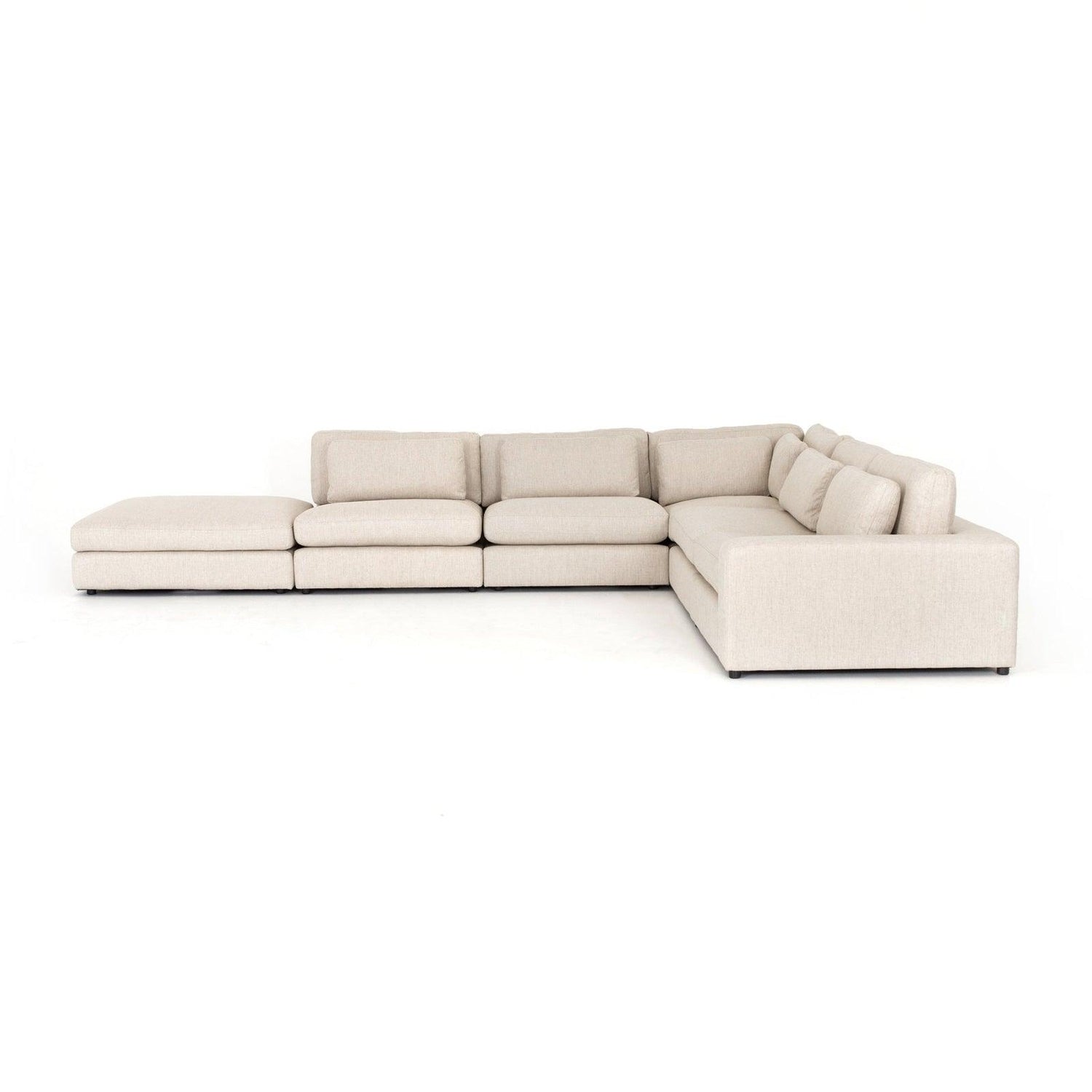 Four Hands Bloor 5 Pc Sectional With Ottoman