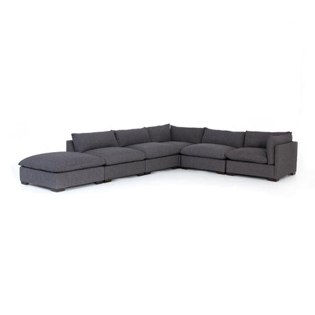 Four Hands Westwood 5 Pc Sectional With Ottoman