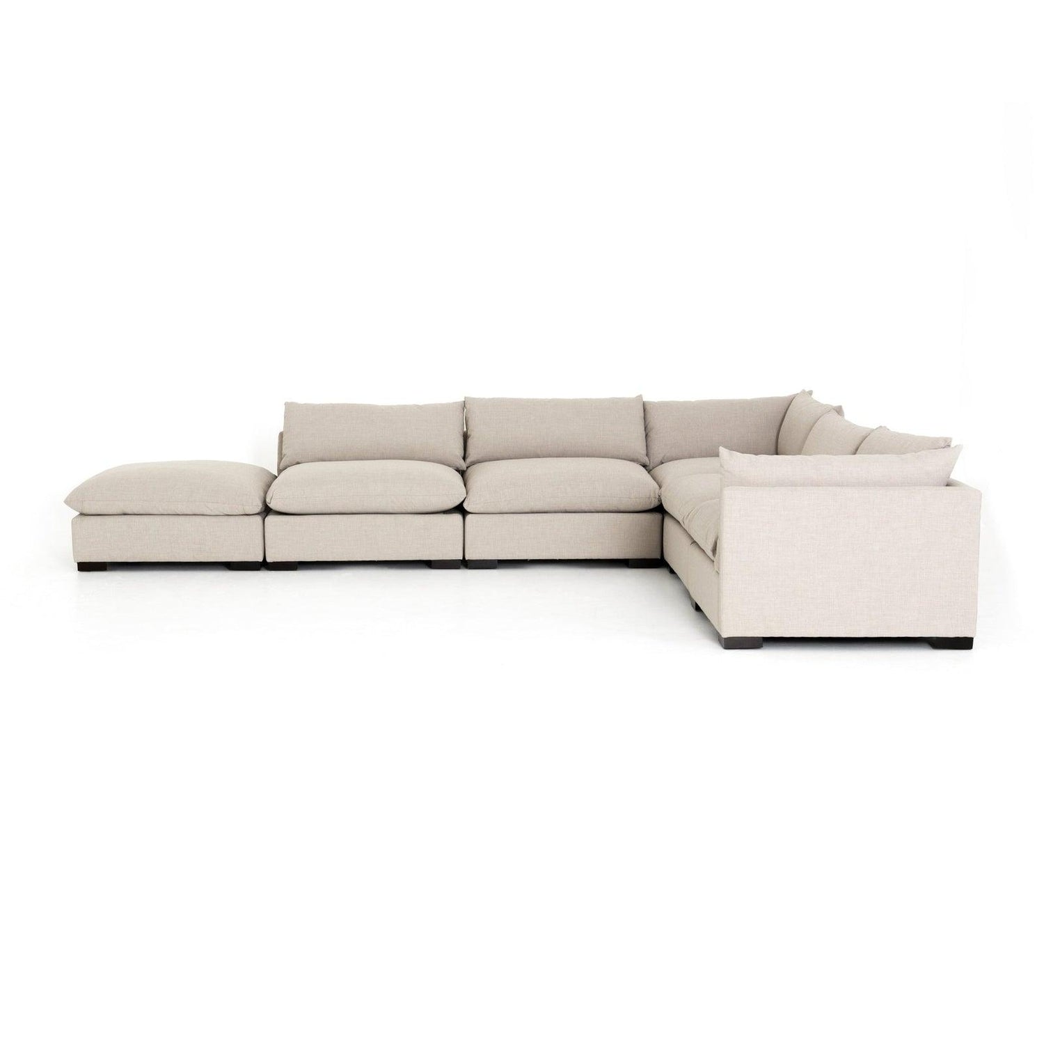 Four Hands Westwood 5 Pc Sectional With Ottoman