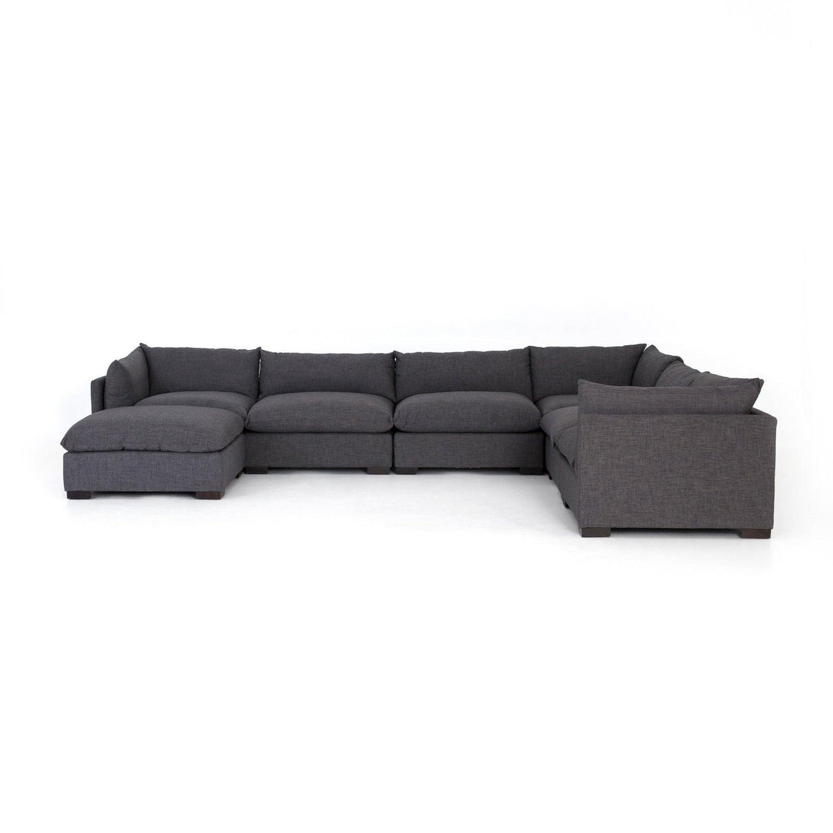 Four Hands Westwood 6 Pc Sectional With Ottoman
