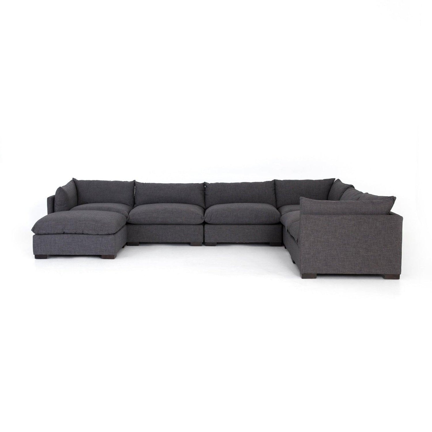 Four Hands Westwood 6 Pc Sectional With Ottoman