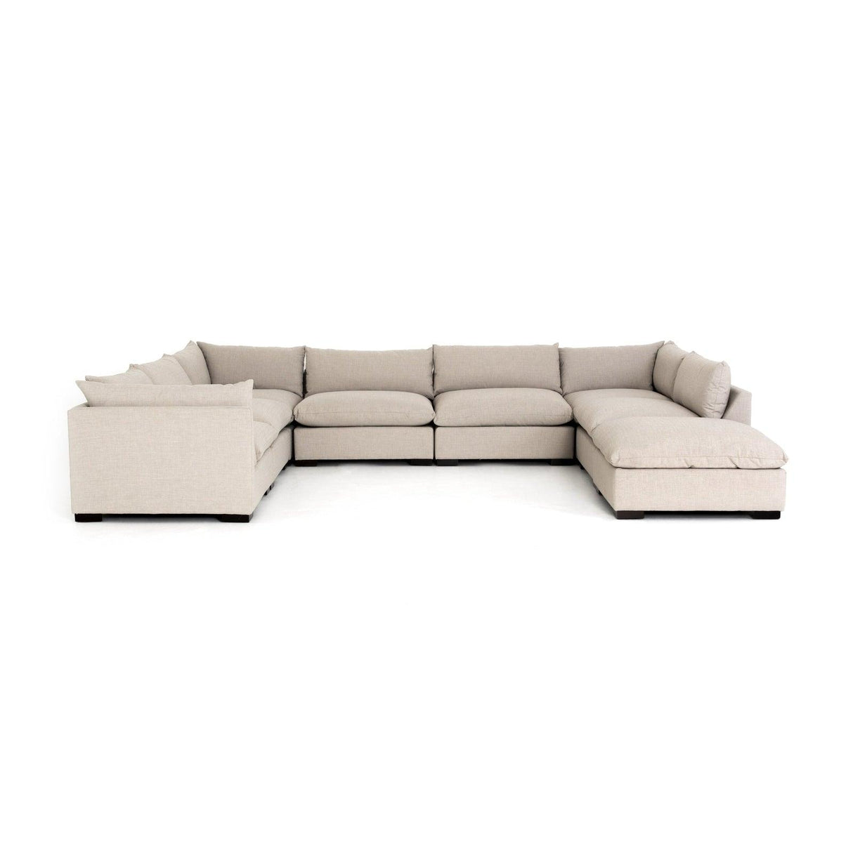 Four Hands Westwood 7 Pc Sectional With Ottoman