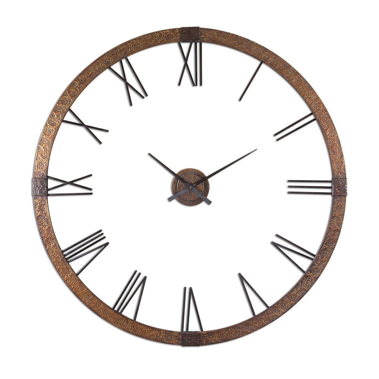 Amarion 60" Copper Wall Clock | Uttermost | Home Elegance USA