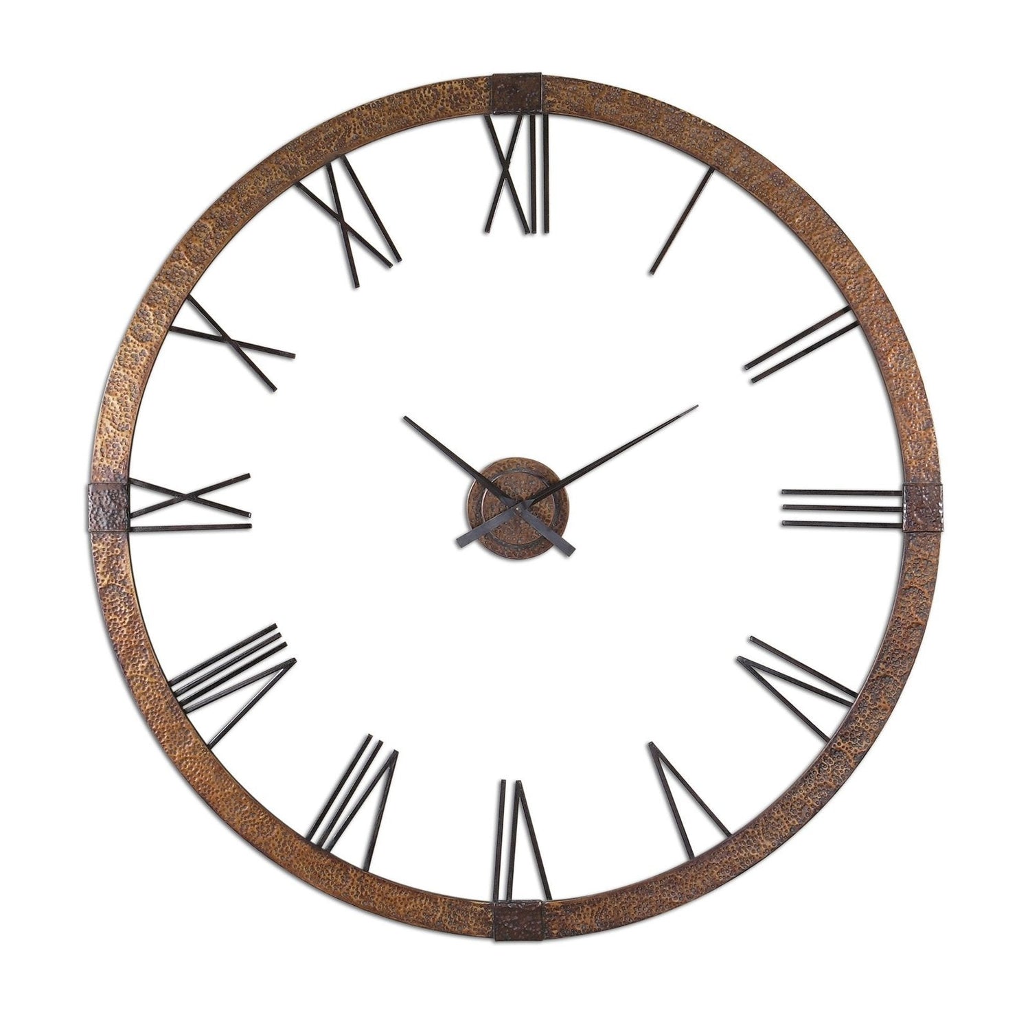 Amarion 60" Copper Wall Clock | Uttermost | Home Elegance USA