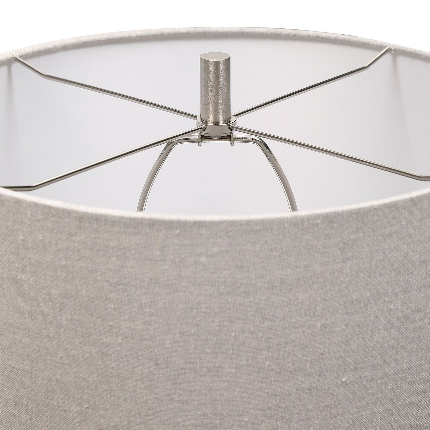 Uttermost Comanche White Crackle Table Lamp - Home Elegance USA