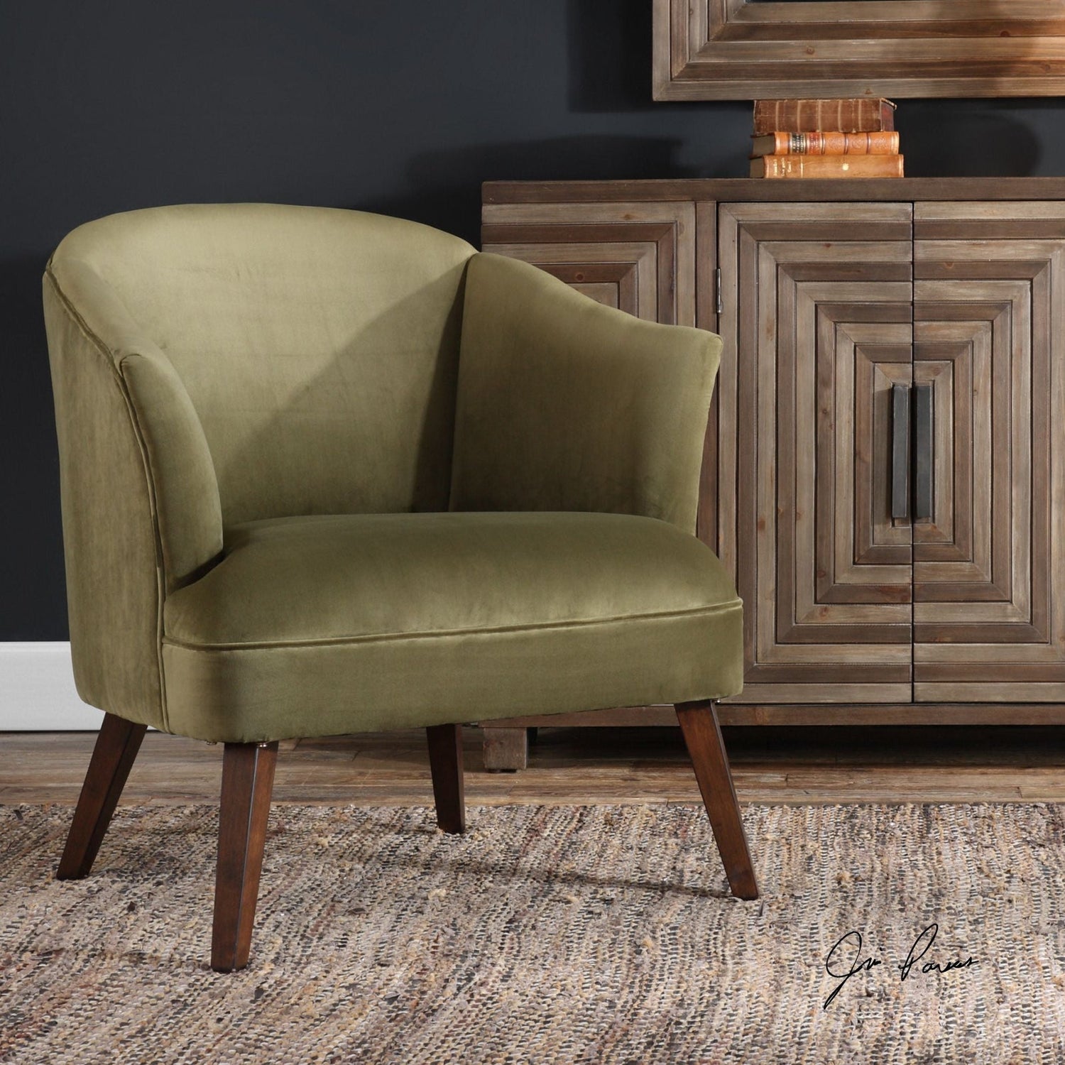 Uttermost Conroy Olive Accent Chair - Home Elegance USA