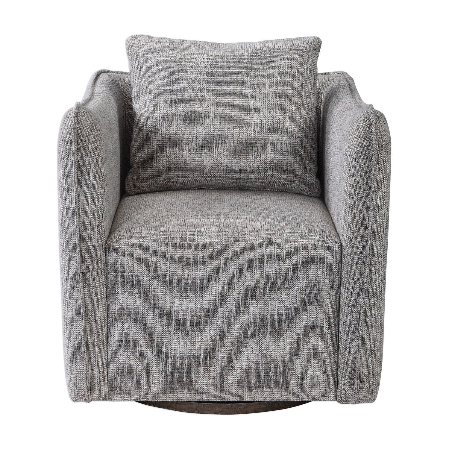 Uttermost Corben Gray Swivel Chair - Home Elegance USA