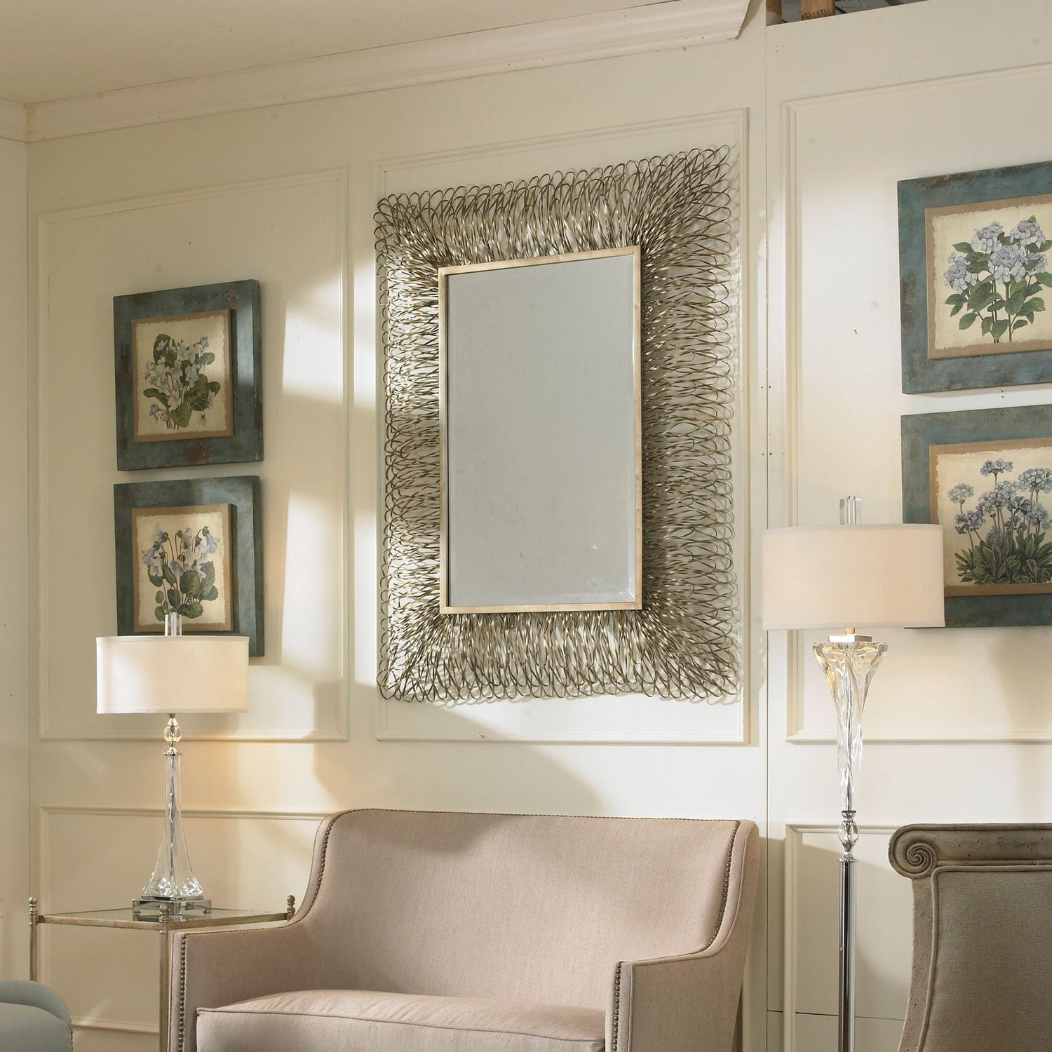 Uttermost Corbis Decorative Metal Mirror - Home Elegance USA