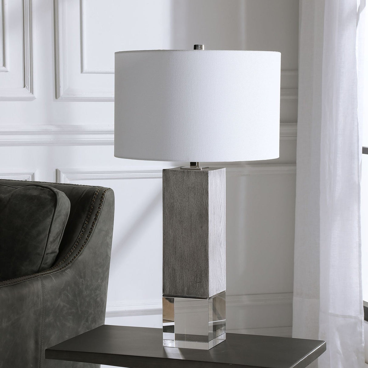Uttermost Cordata Modern Lodge Table Lamp - Home Elegance USA