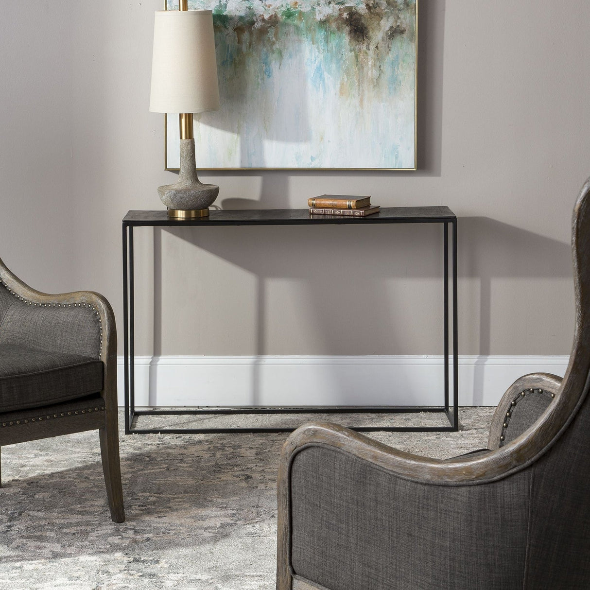 Coreene Industrial Console Table | Uttermost | Home Elegance USA