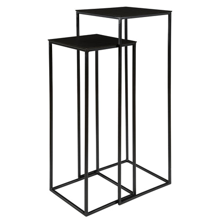 Coreene Nesting Pedestal Tables - Set Of 2 | Uttermost | Home Elegance USA