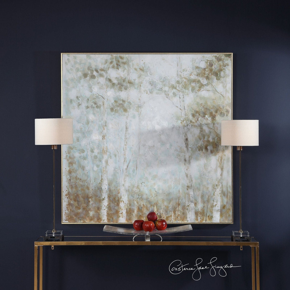 Cotton Woods Hand Painted Canvas | Uttermost | Home Elegance USA