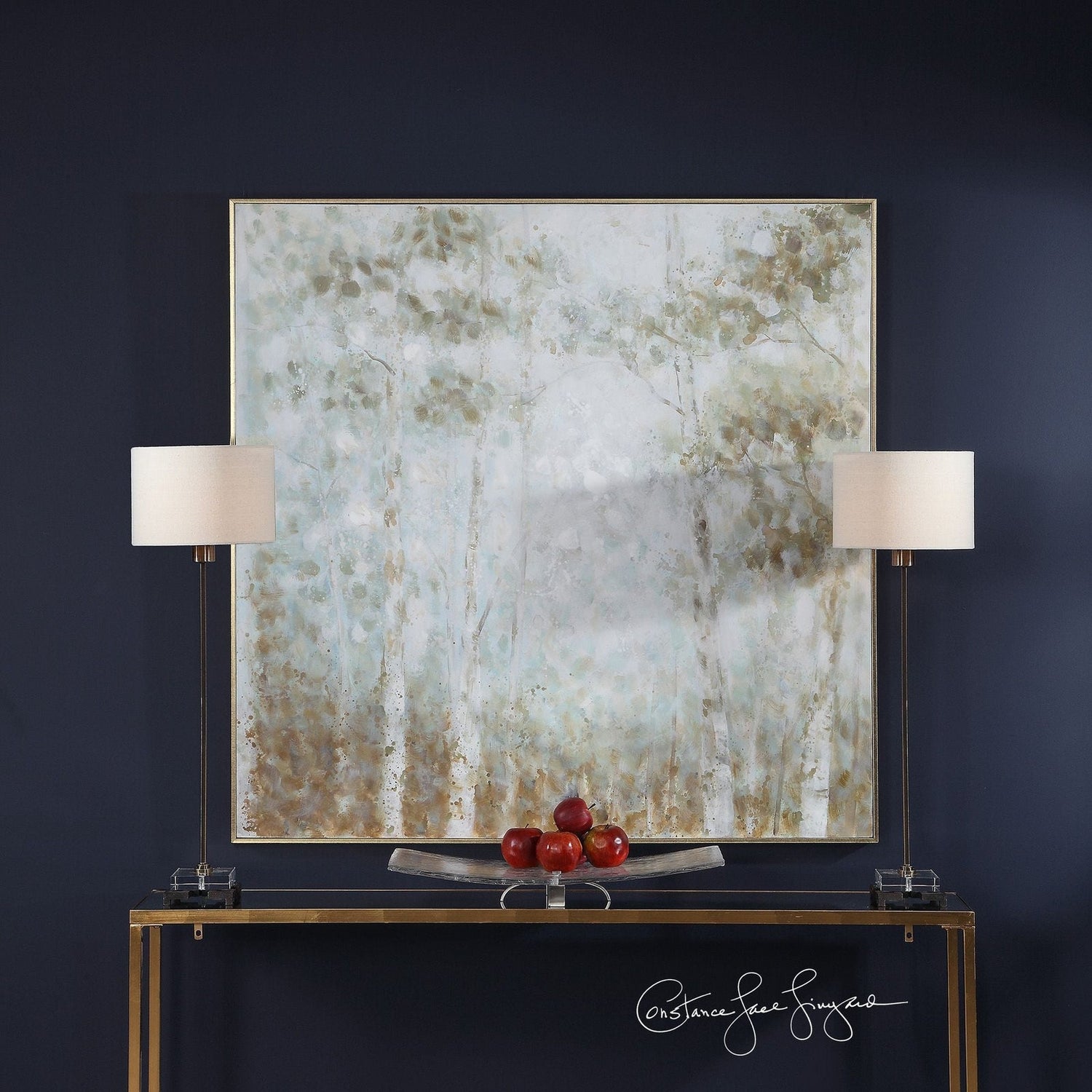 Cotton Woods Hand Painted Canvas | Uttermost | Home Elegance USA