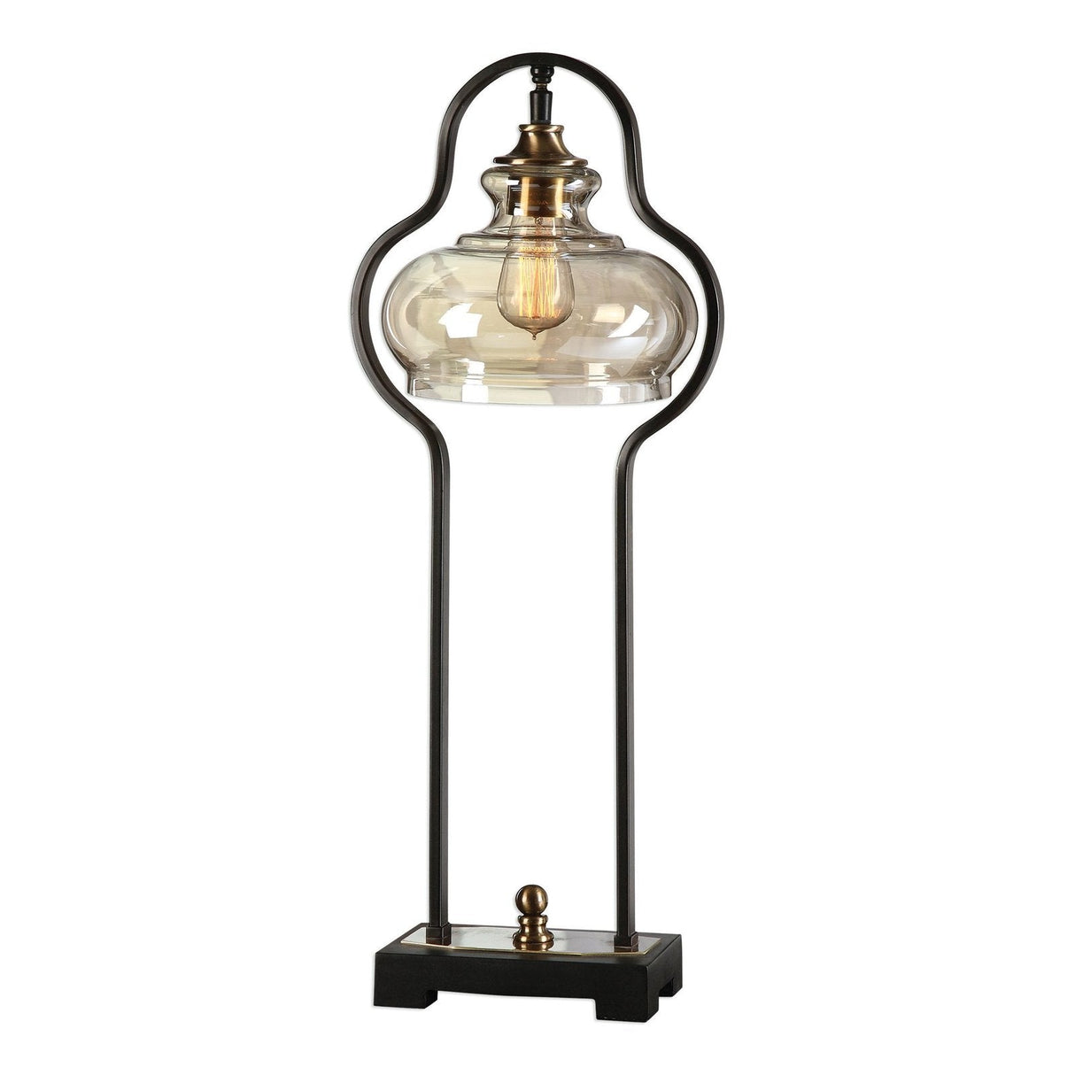 Cotulla Aged Black Desk Lamp | Uttermost | Home Elegance USA