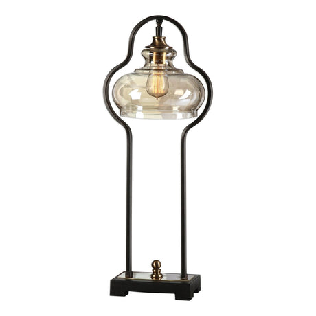 Cotulla Aged Black Desk Lamp | Uttermost | Home Elegance USA