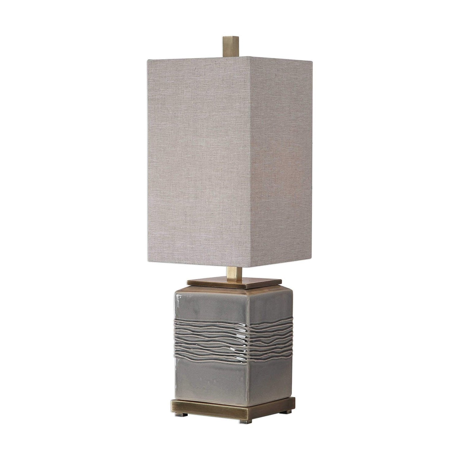 Covey Gray Glaze Buffet Lamp | Uttermost | Home Elegance USA